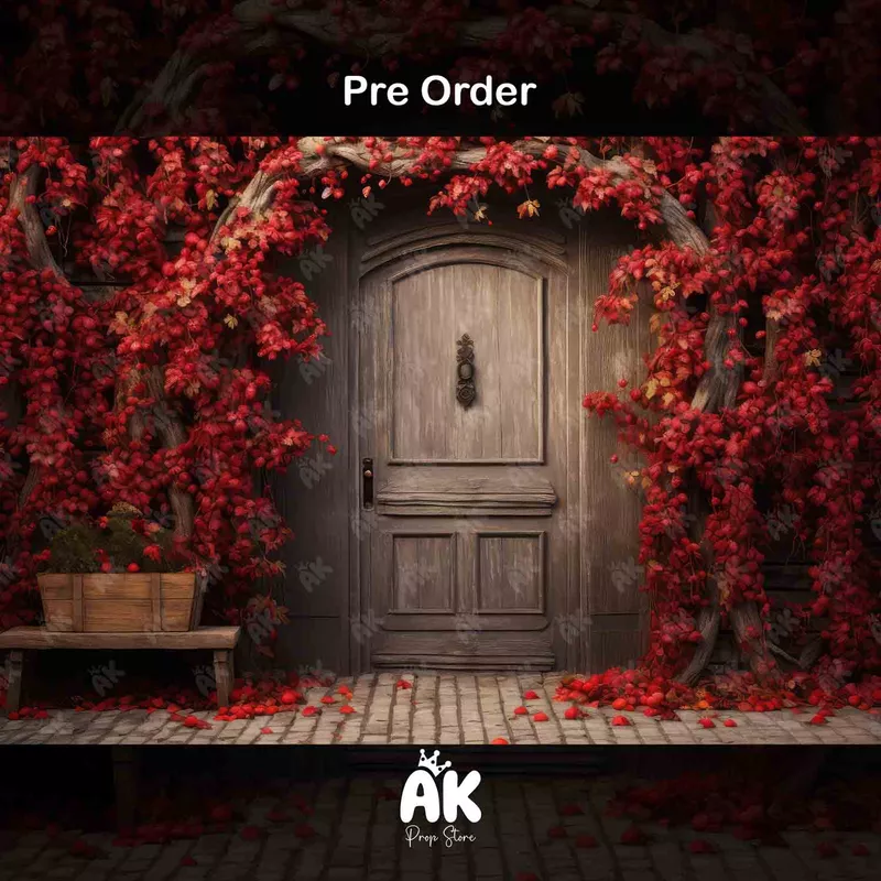 Red Bloomy Door (PRE-ORDER)