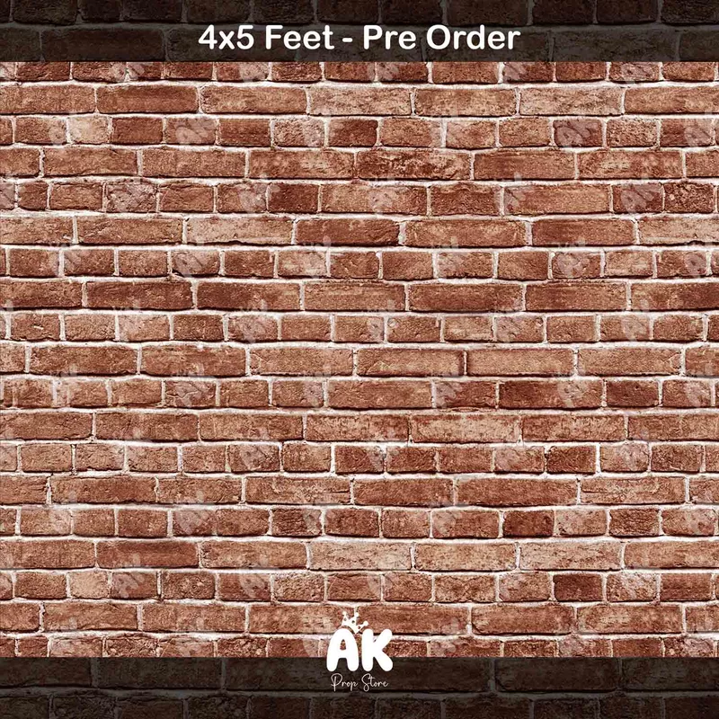 Red Brick Wall - 4x5 Feet (PRE-ORDER)