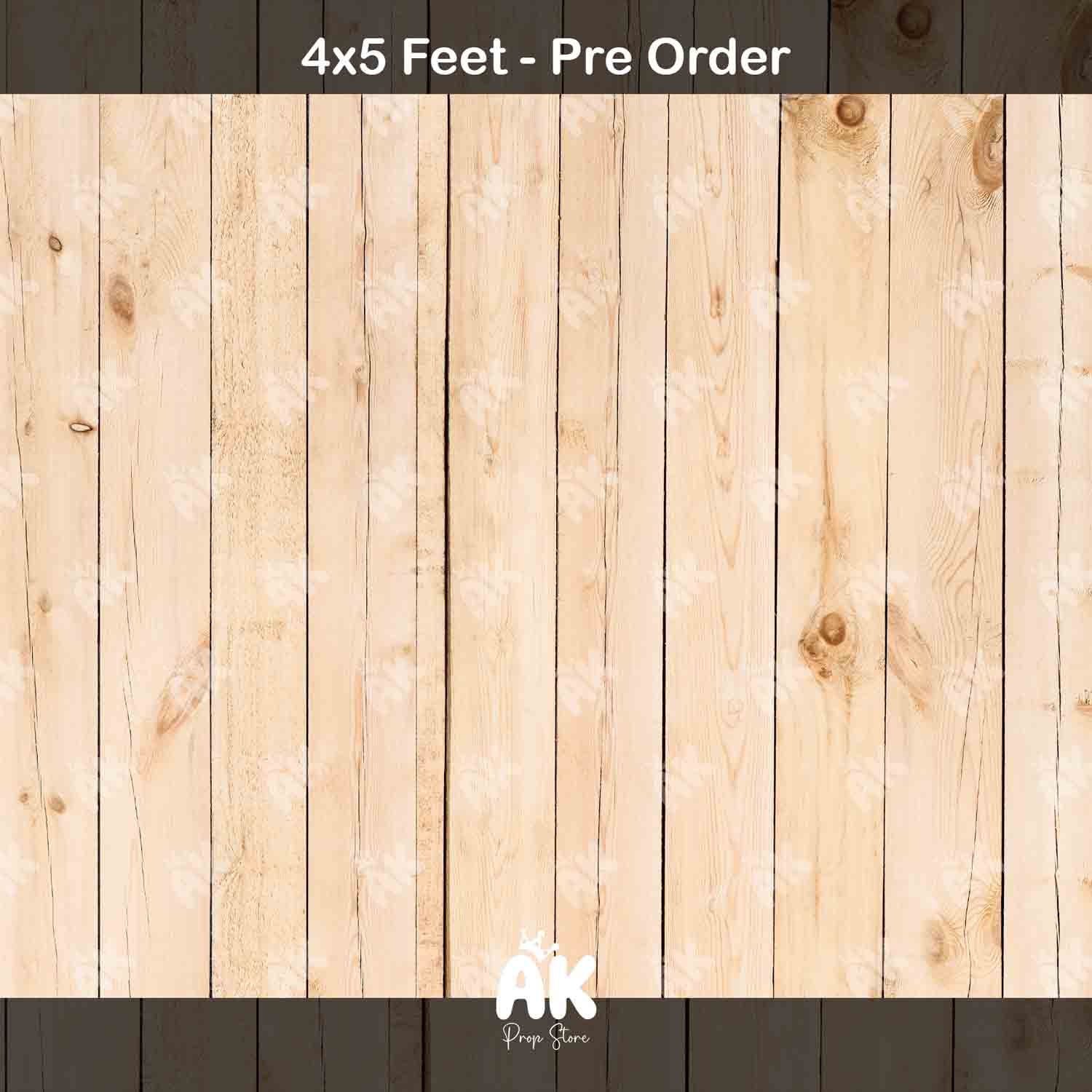 Retro Wood Planks- 4x5 Feet (PRE-ORDER)