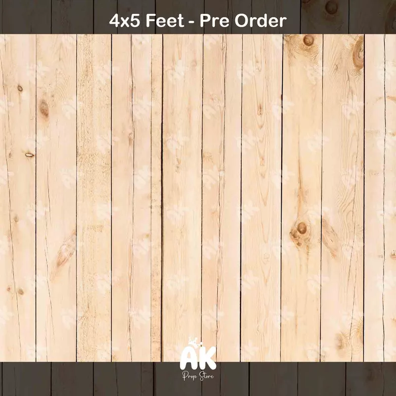 Retro Wood Planks- 4x5 Feet (PRE-ORDER)