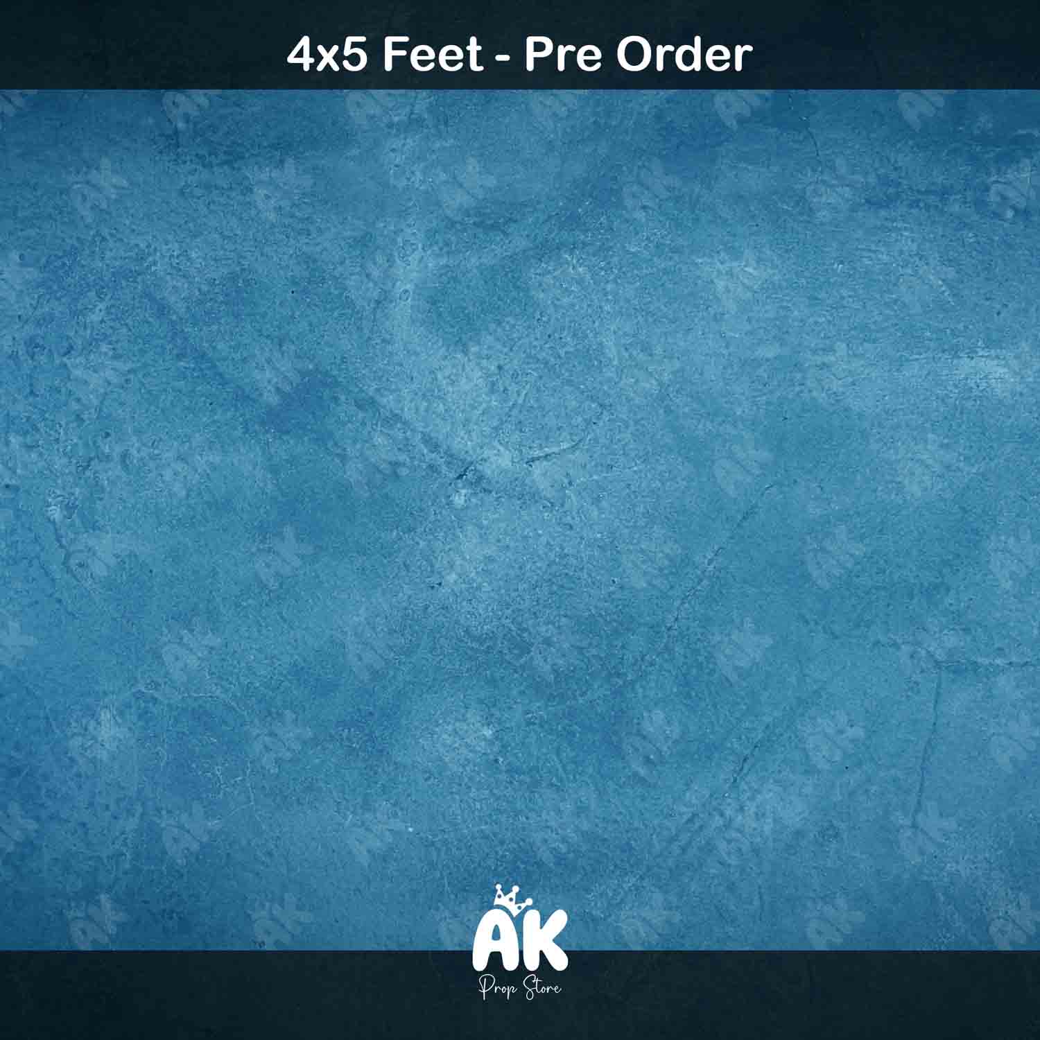 Rough Blue Wall- 4x5 Feet (PRE-ORDER)