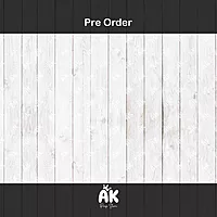 Rustic White Wood Planks (PRE-ORDER)