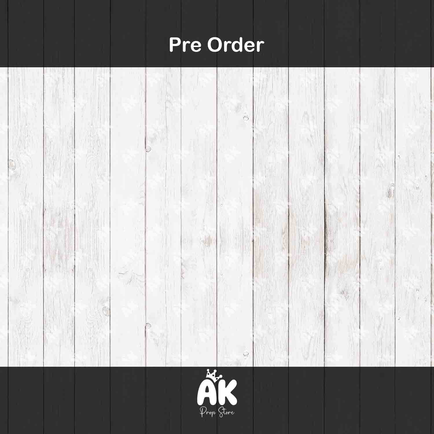 Rustic White Wood Planks (PRE-ORDER)