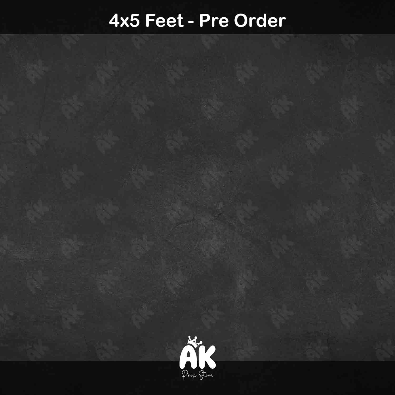 Slate Black Textured - 4x5 Feet (PRE-ORDER)