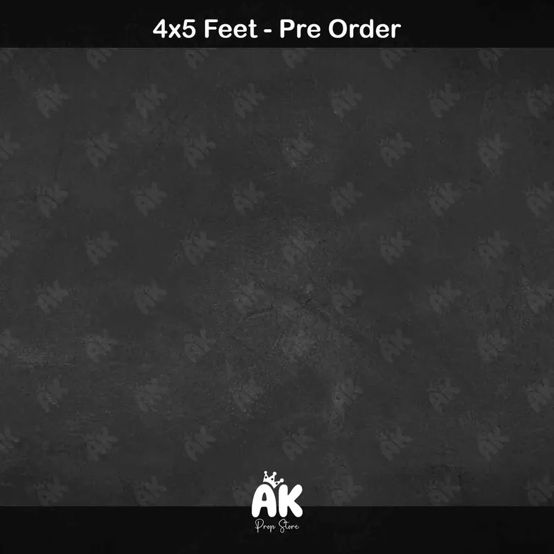 Slate Black Textured - 4x5 Feet (PRE-ORDER)