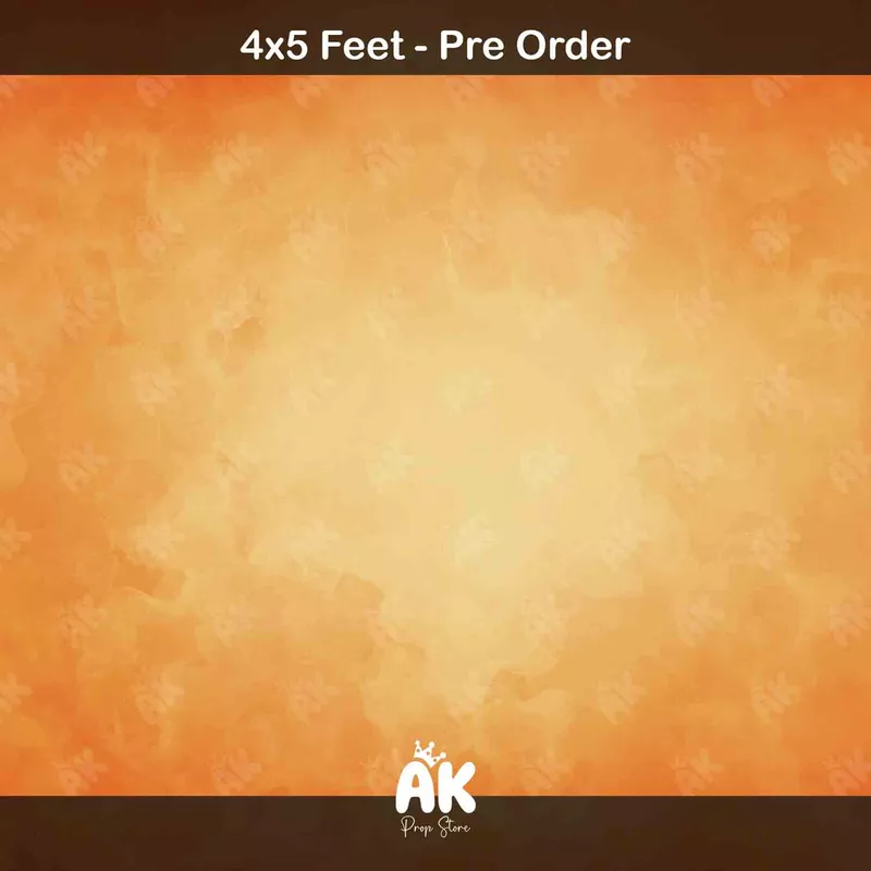 Smoky Orange Textured - 4x5 Feet (PRE-ORDER)