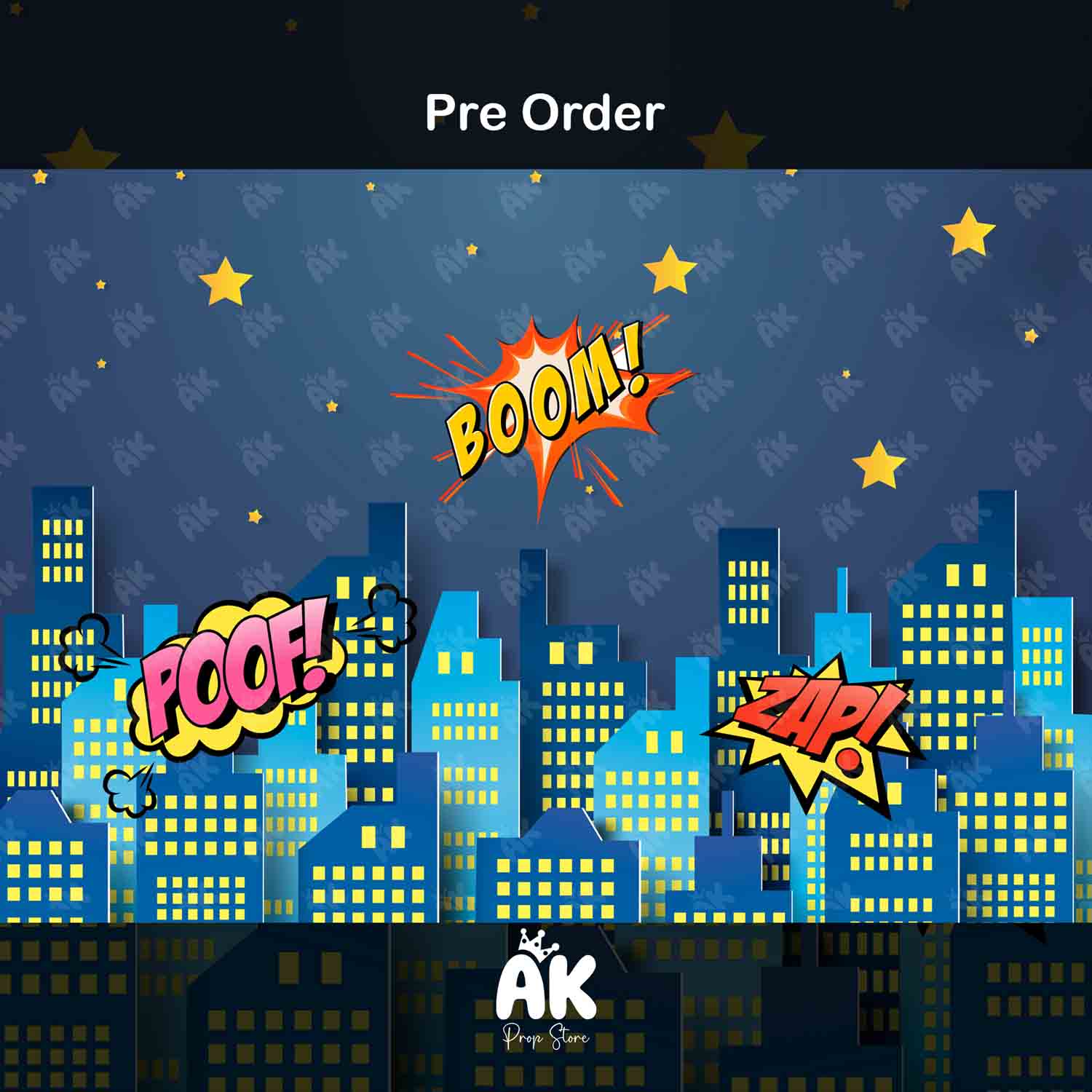 Superhero Cityscape (PRE-ORDER)