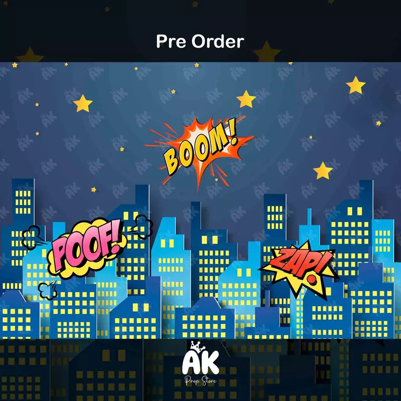 Superhero Cityscape (PRE-ORDER)