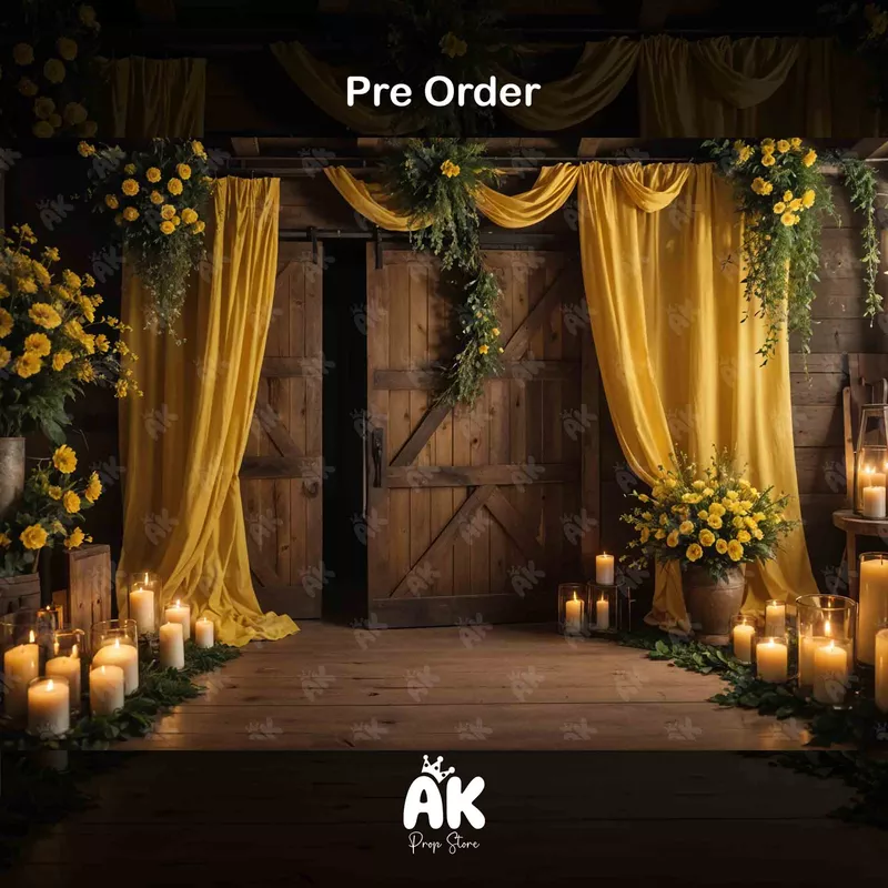 Yellow Curtain Doorway (PRE-ORDER)