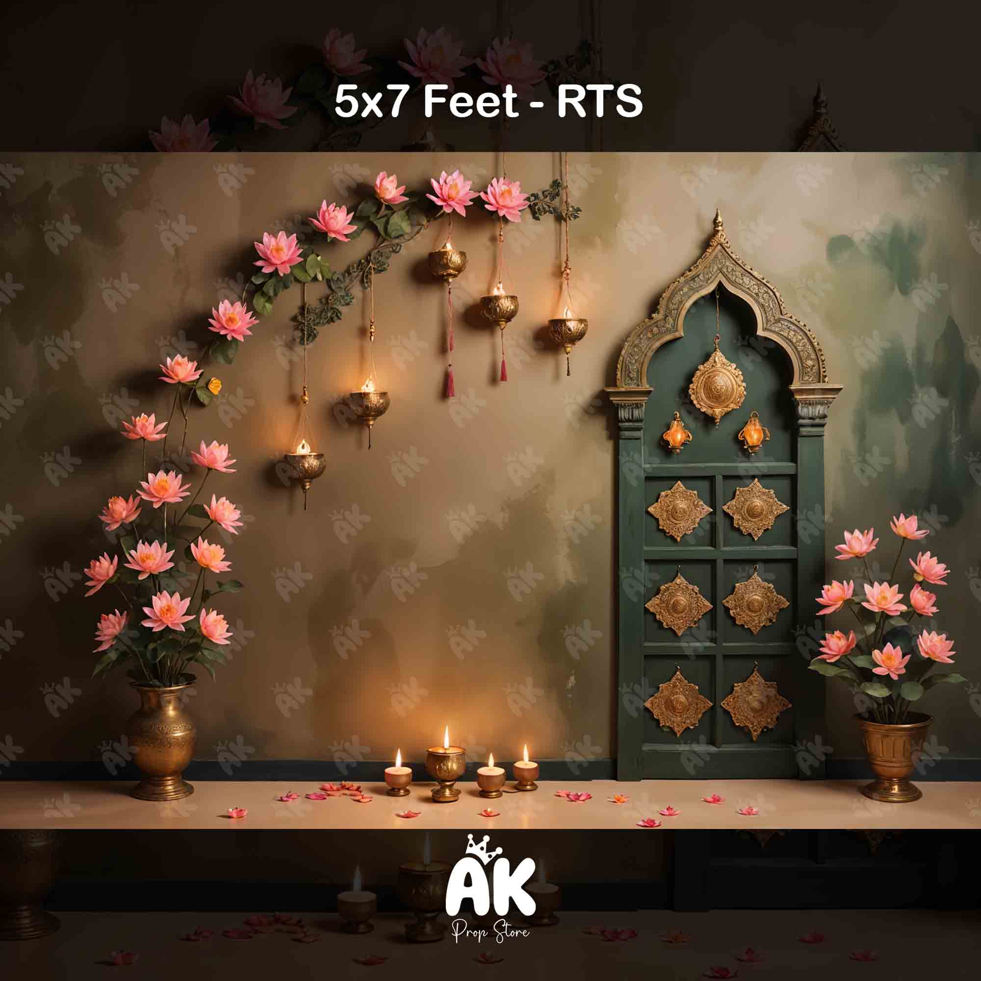 Serene Diyas -  5x7 Feet