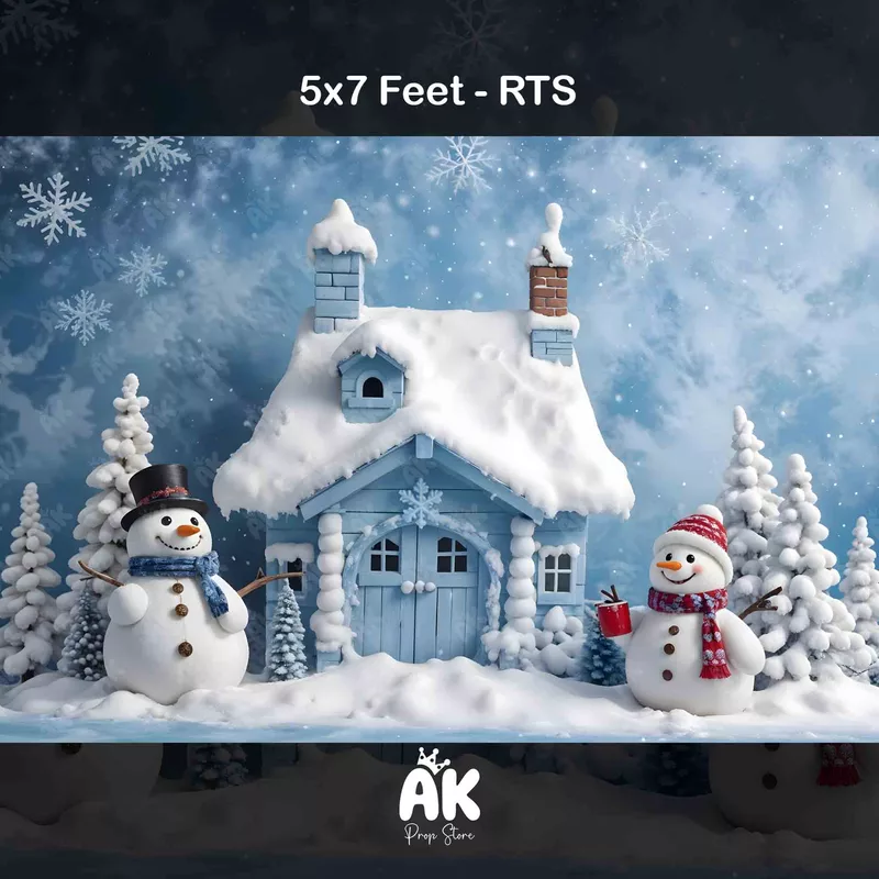 Snowman Wonderland - 5x7 Feet