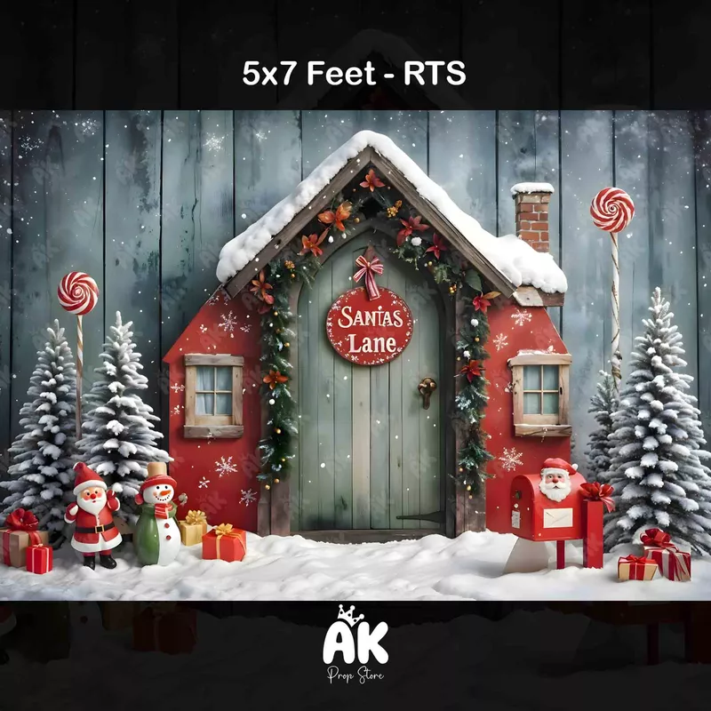 Santa's Lane - 5x7 Feet