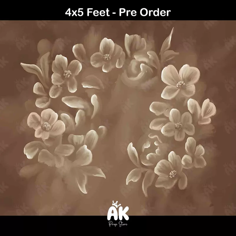 Floral 018 - 4x5 Feet (PRE-ORDER)