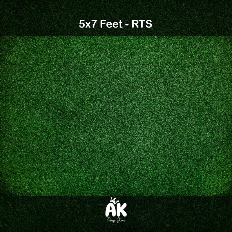 Green Grass Floor - 5x7 Feet