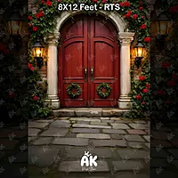 Royal Red Doorway Portrait