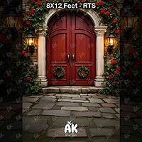 Royal Red Doorway Portrait