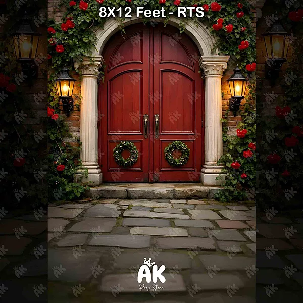 Royal Red Doorway Portrait
