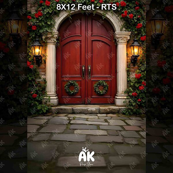 Royal Red Doorway Portrait