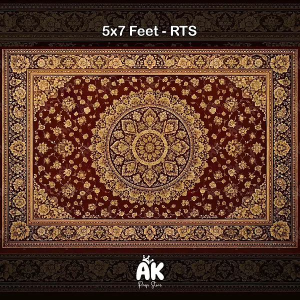 Classic Blossom Mat - 5x7 Feet