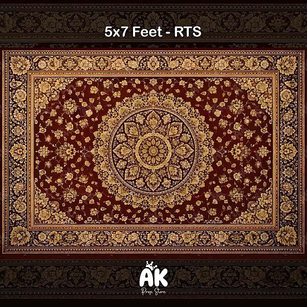 Classic Blossom Mat - 5x7 Feet