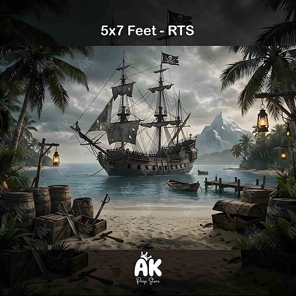 Pirate Bay - 5x7 Feet