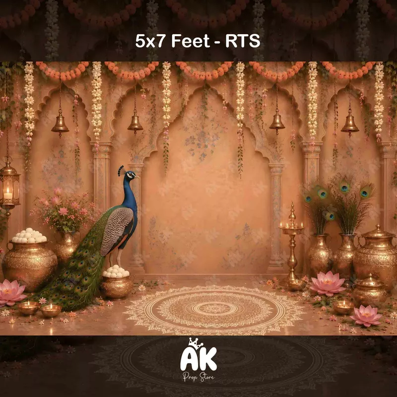 Peacock Mahal - 5x7 Feet