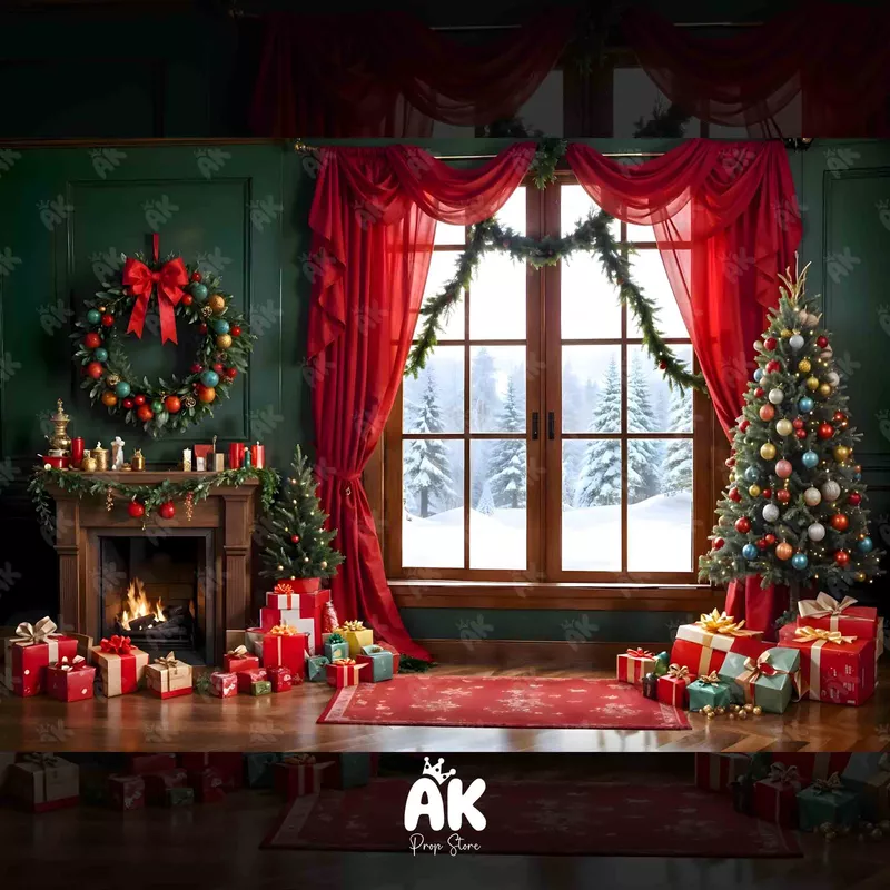 Christmas Window View
