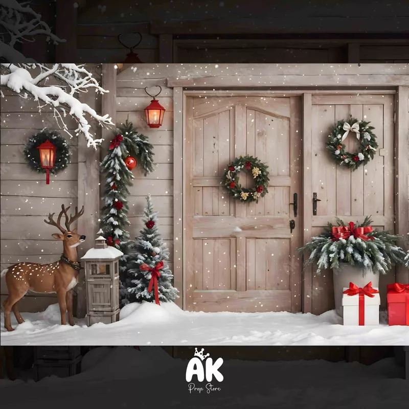 Cozy Christmas Doorway