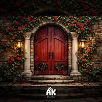 Royal Red Doorway
