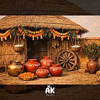 Rustic Pongal Hut