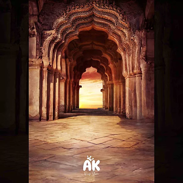 Temple Arch Portrait