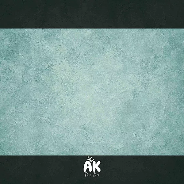 Soft Teal Mottled Plaster Texture