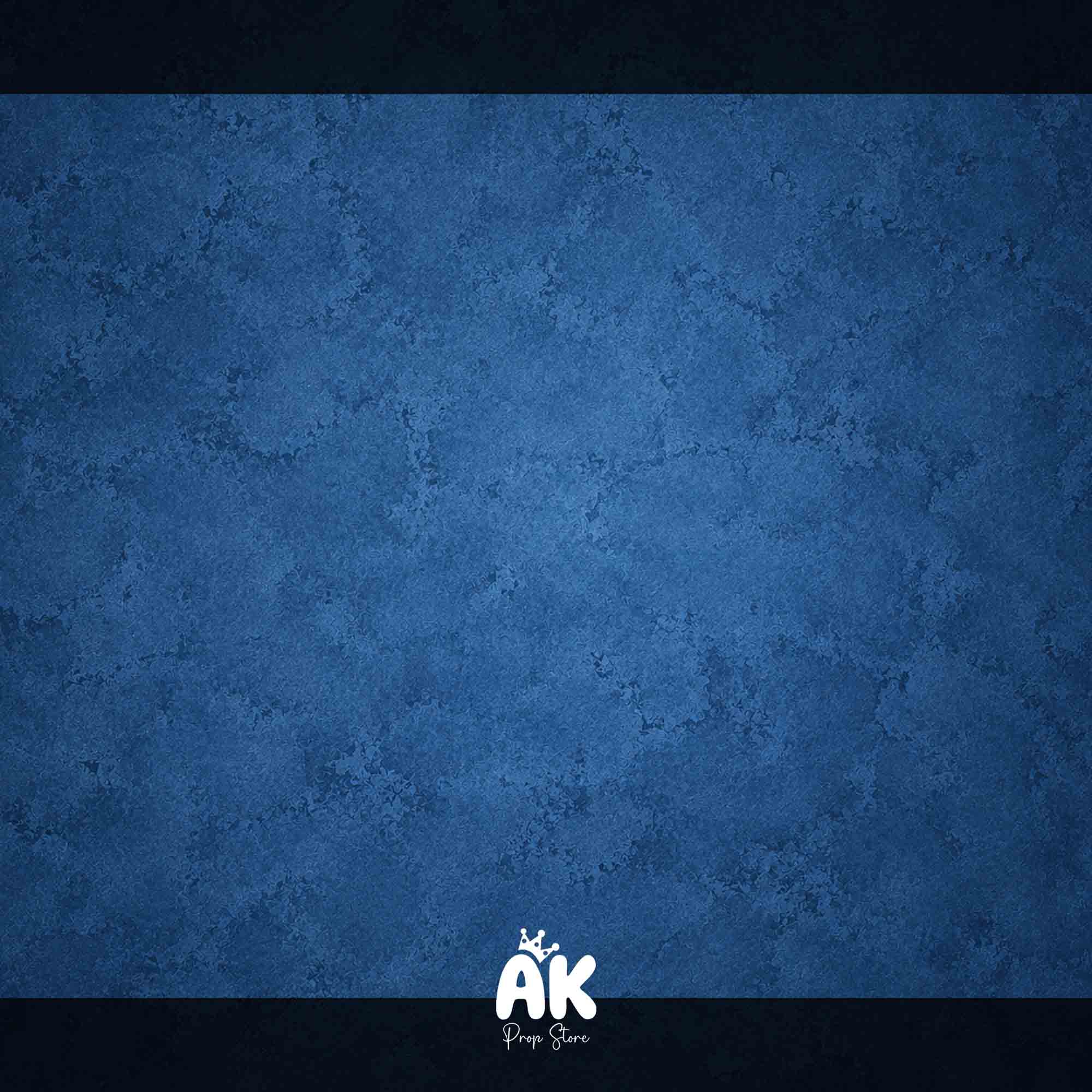 Deep Blue Mottled Texture - 4x5 Feet