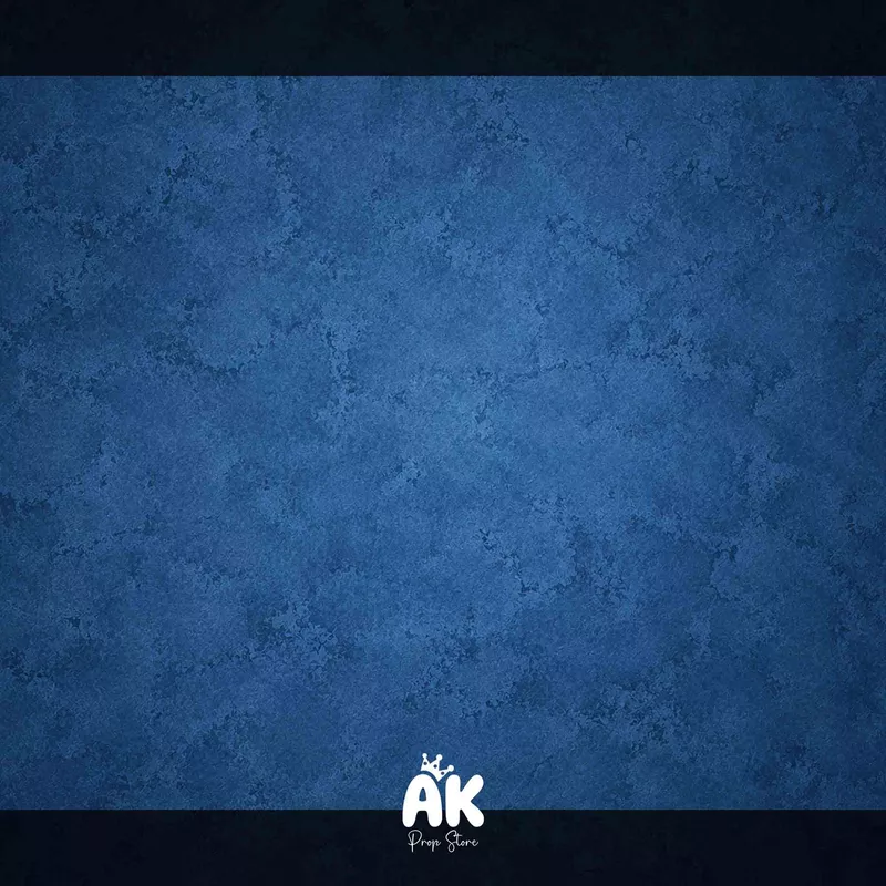 Deep Blue Mottled Texture - 4x5 Feet