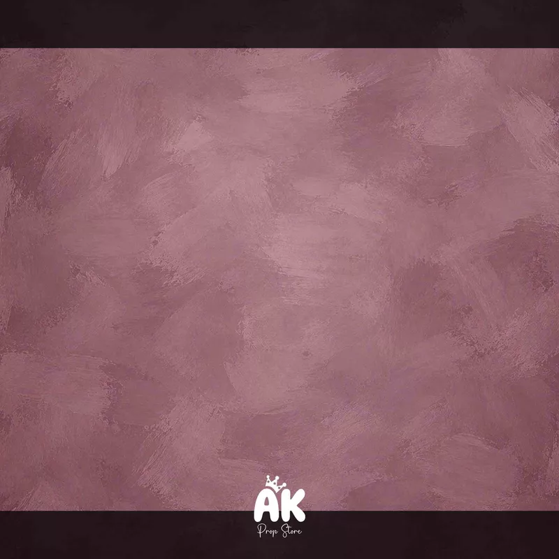 Dusty Mauve Painted Texture - 4x5 Feet