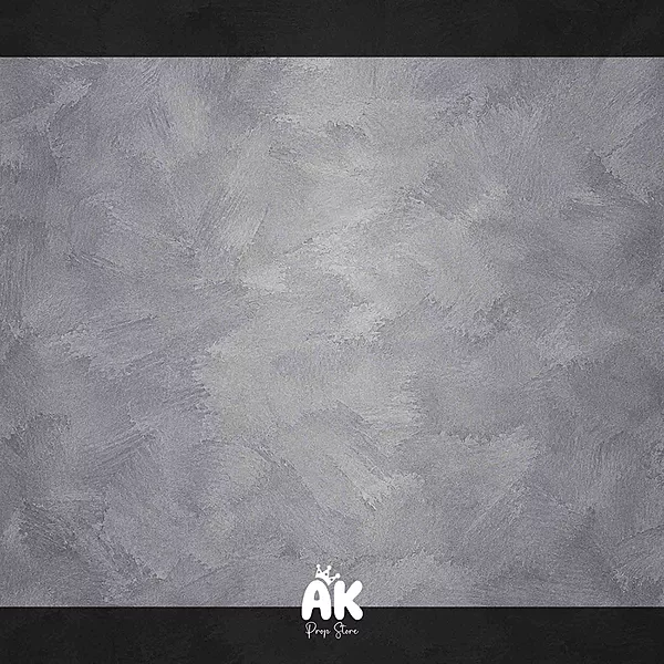 Painterly Grey Concrete Texture - 4x5 Feet