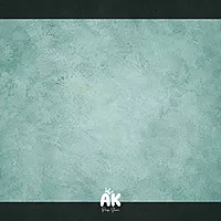 Soft Teal Mottled Plaster Texture - 4x5 Feet