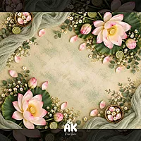 Dreamy Lotus Floral - 4x5 Feet