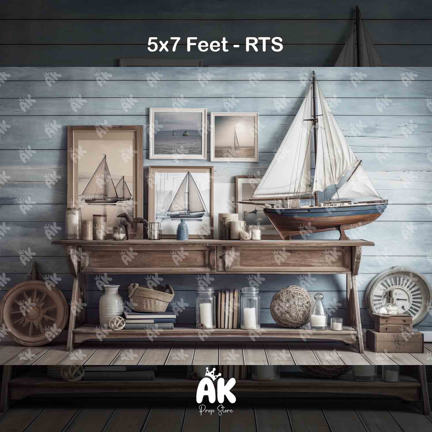 Captain Of The Sea - 5x7 Feet