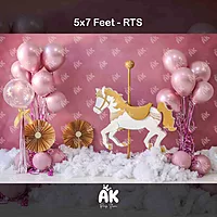 Carousel Of Life - 5x7 Feet
