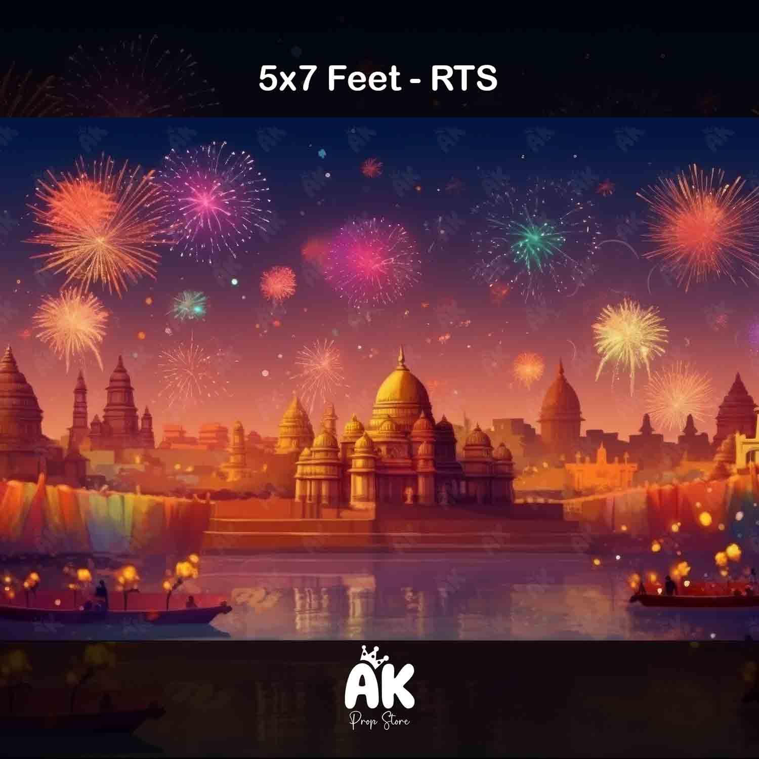 Celebration Fireworks - 5x7 Feet