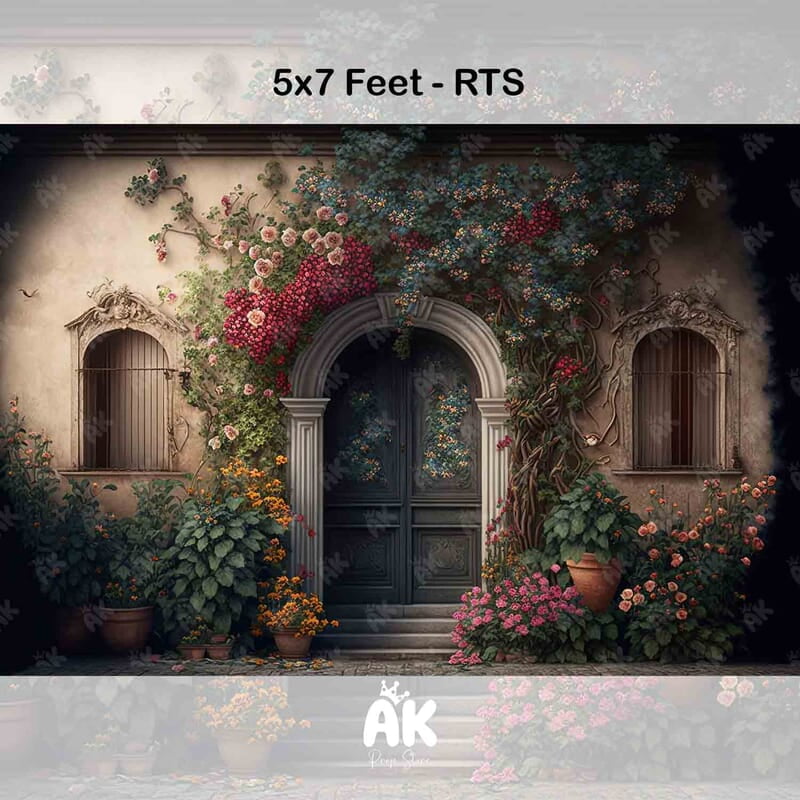 Dark Doorway - 5x7 Feet