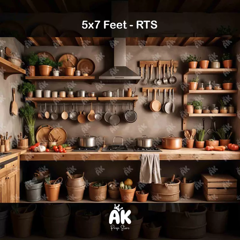 Dusky Kitchen - 5x7 Feet