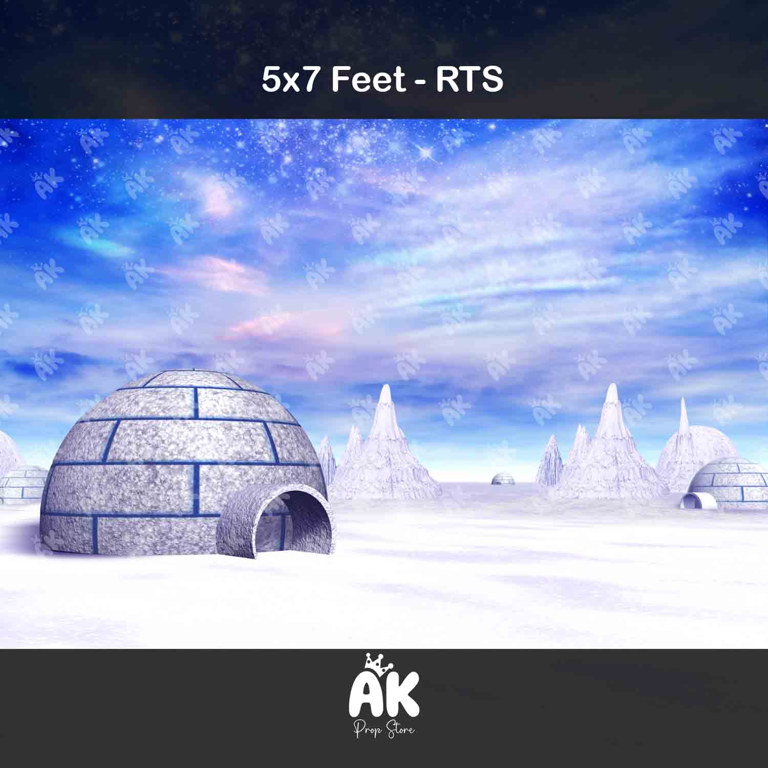 North Pole Igloo - 5x7 Feet