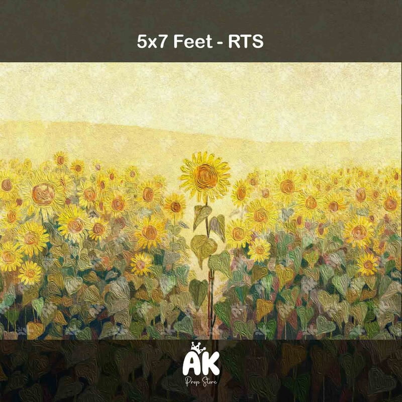 Summer Sunflower - 5x7 Feet