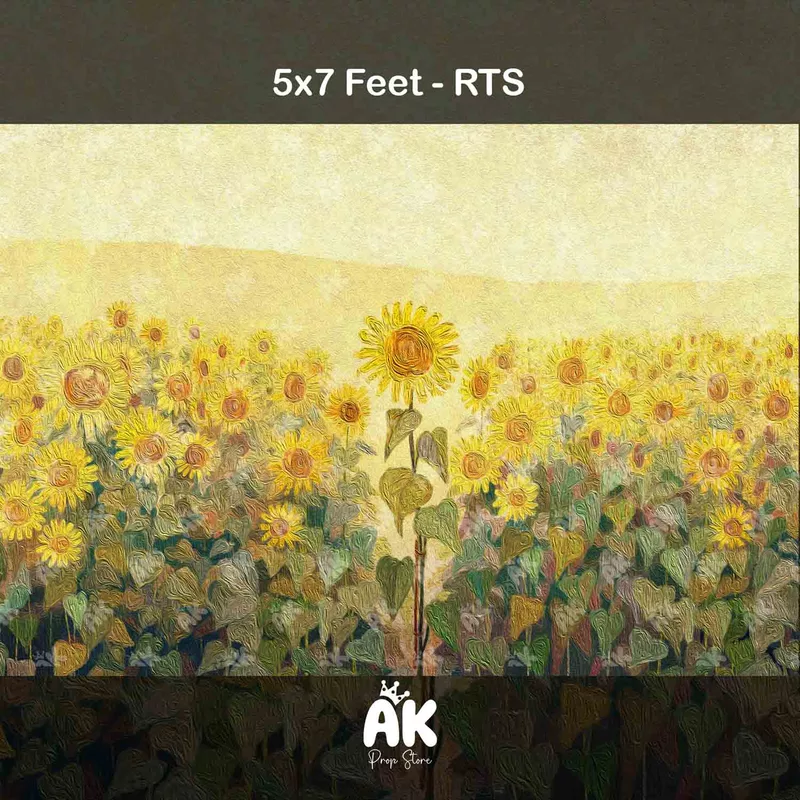 Summer Sunflower - 5x7 Feet