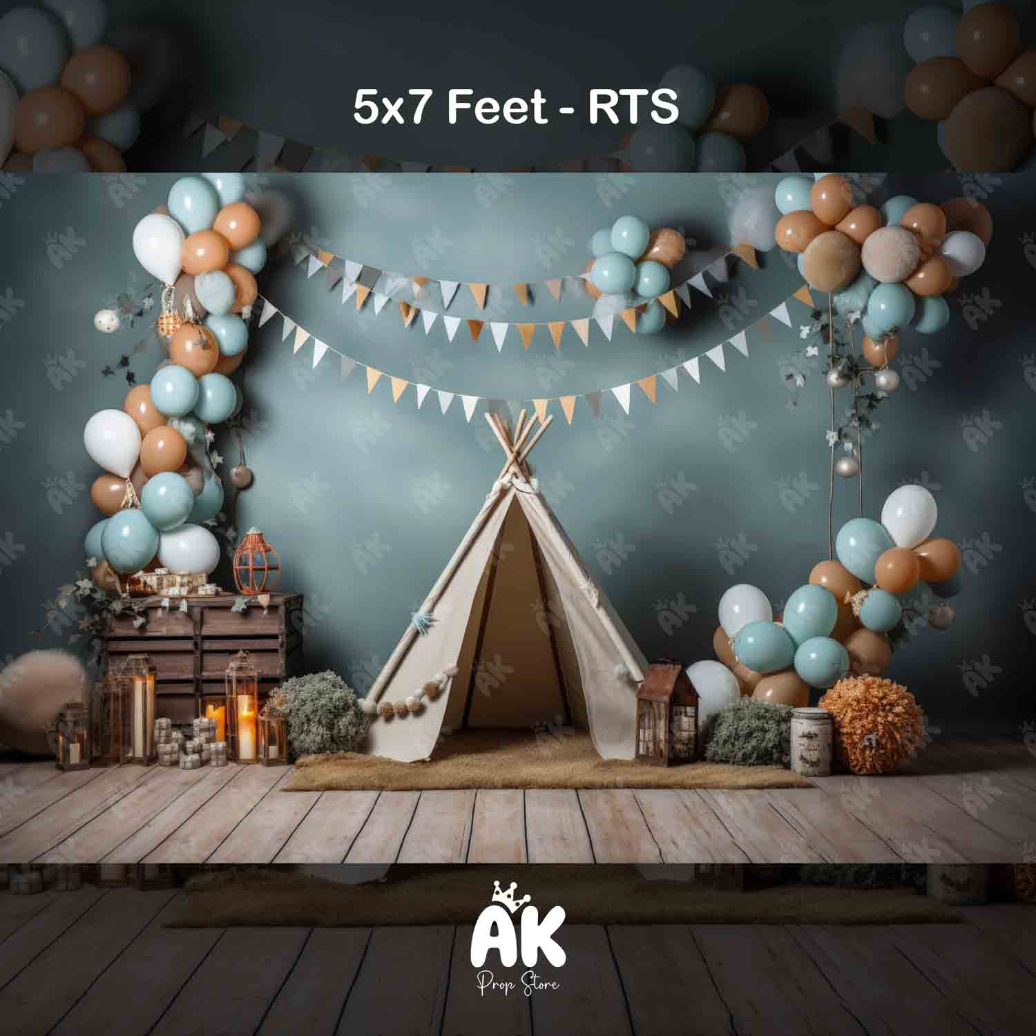 Teepee Party - 5x7 Feet