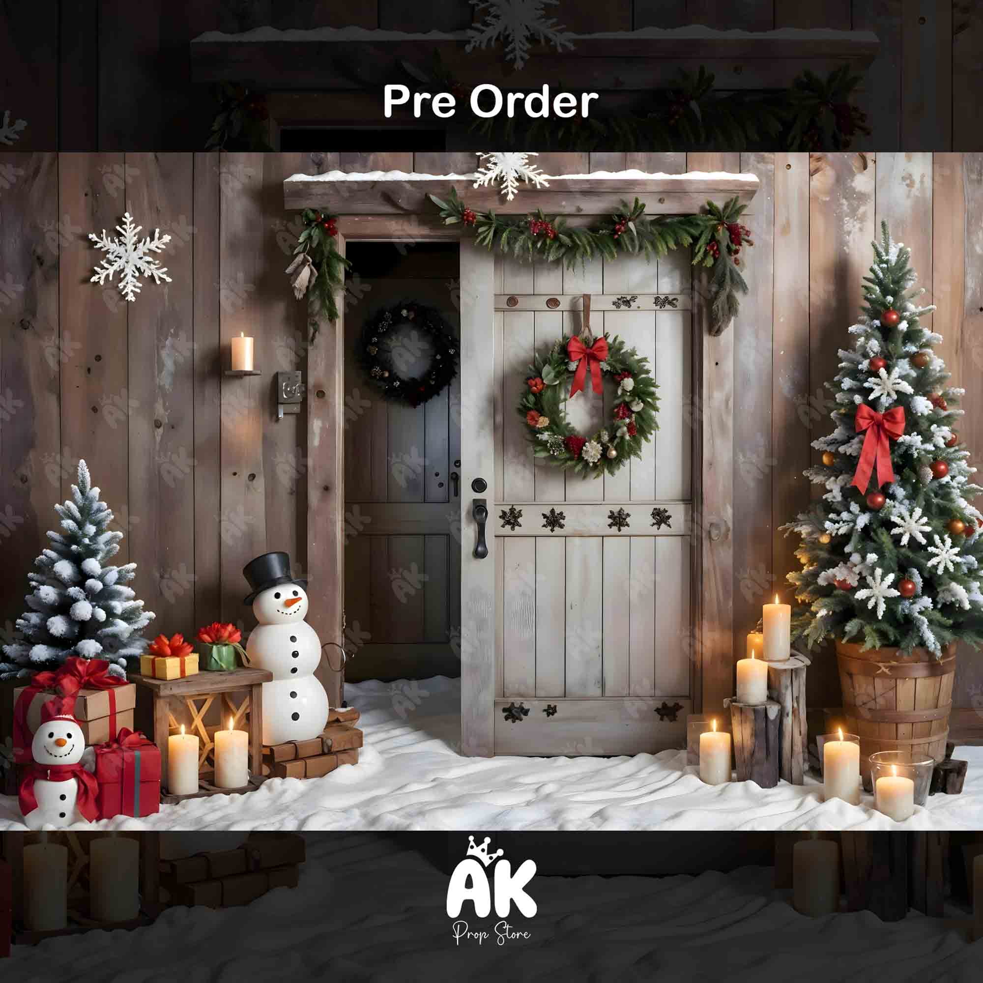 Snowman Barn Door (PRE-ORDER)
