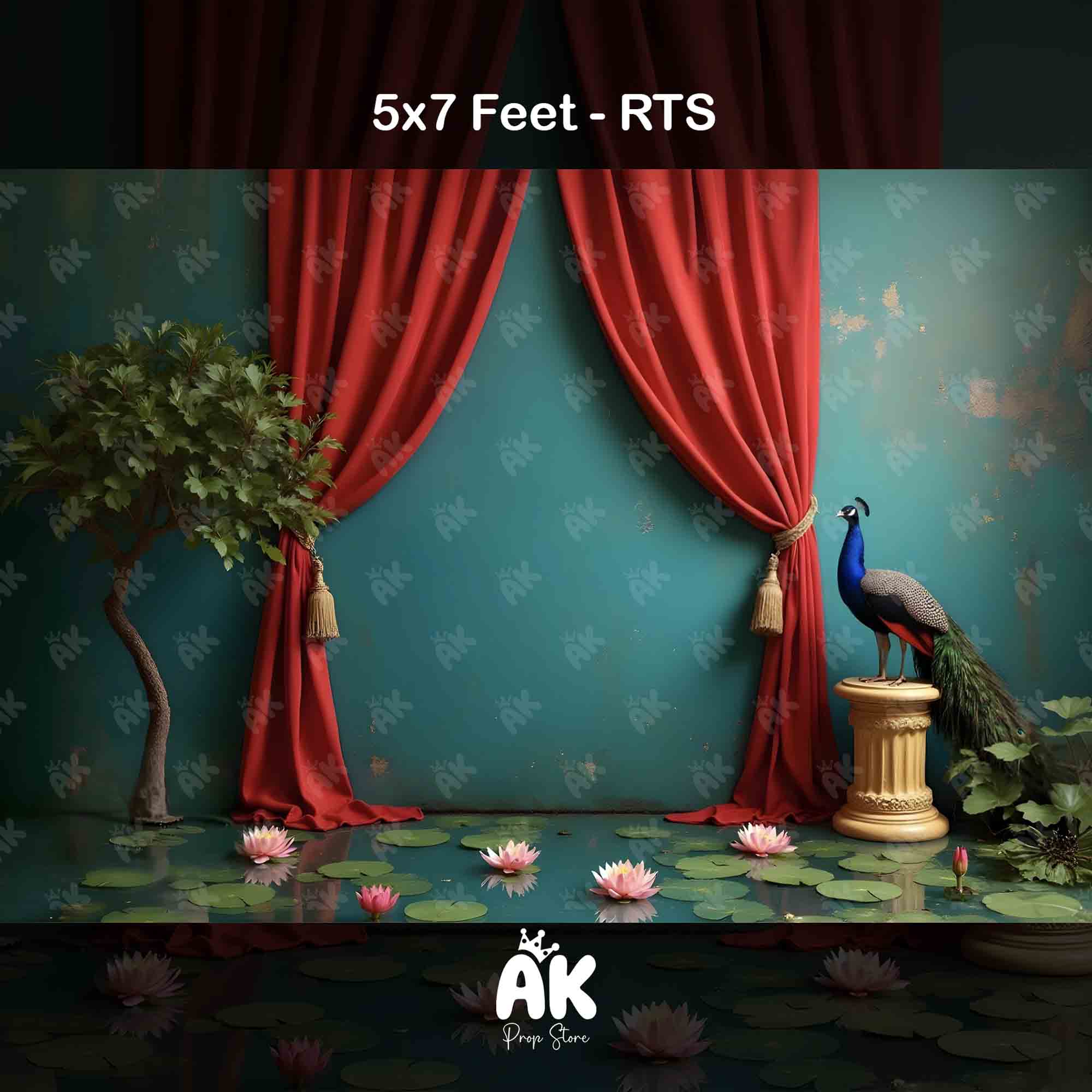 Vrindavan Vibes -  5x7 Feet