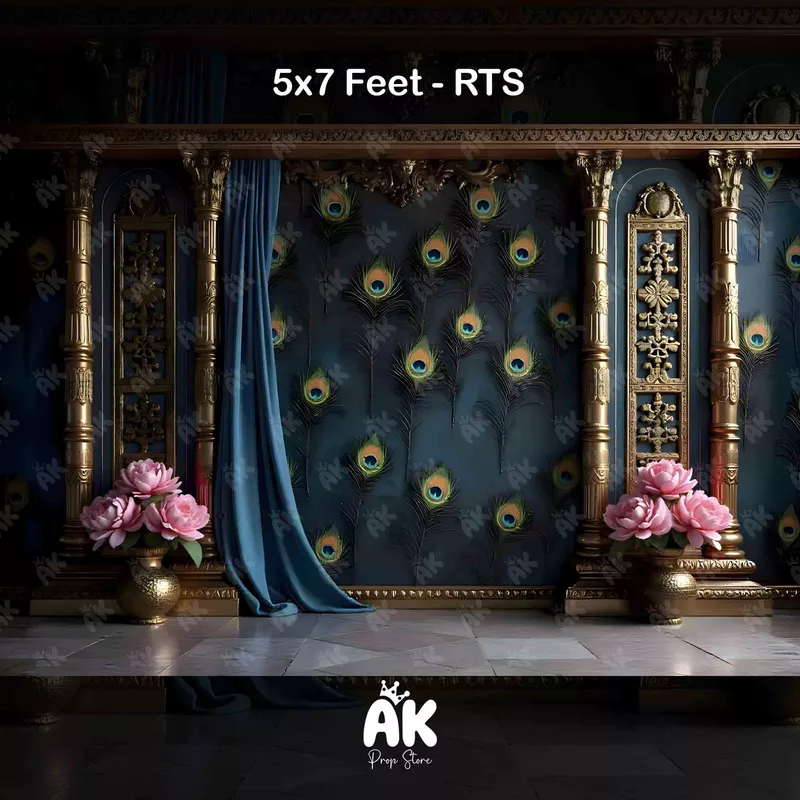 Regal Feather Wall -  5x7 Feet